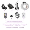 AKEPO 3-in-1 Fiber Optic Light Kit: APP Control Headliner, Meteor