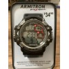 Armitron 40/8309RED, Men's Black Resin Watch, 100 Meter, Chronograph, Alarm