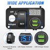 Nilight Golf Cart Key Switch Console Panel 9V-48V DC with