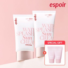 Espoir 에스쁘아 2개 워터 스플래쉬 선크림 세라마이드 기획세트 Espoir 2-Piece Water Splash Sunscreen Ceramide Special Set