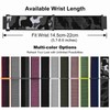 WOCCI 18mm Adjustable Nylon Watch Band, Quick Release Sport Loop
