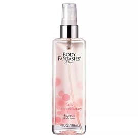 Body Fantasies Pure Baby Shampoo Fantasy Body Spray 4 oz