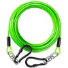 Dog Tie Out Cable 20FT-500Lbs,Heavy Duty Dog Leads&Tether for Yard