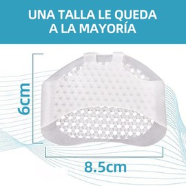 Almohadillas para Pies Protector de Gel para Mujer y Hombre, Plantillas de Bola de Pie Antideslizantes y Reutilizables, Almohadillas Metatarsianas para Alivio Dolor En Antepié, 3 Pares