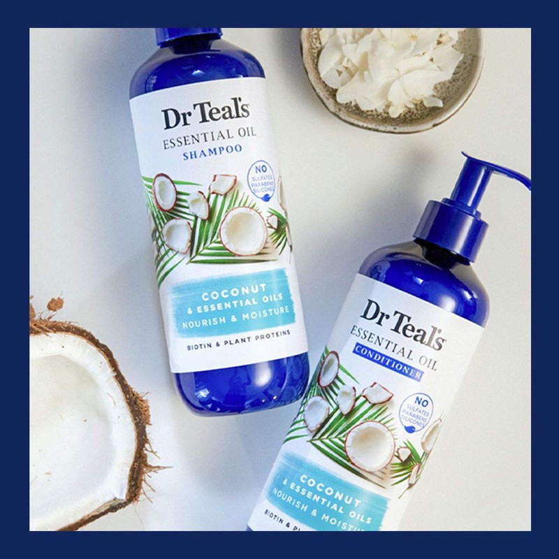 Dr Teal's Conditioner, Coconut & Essential Oils 16 Fl Oz