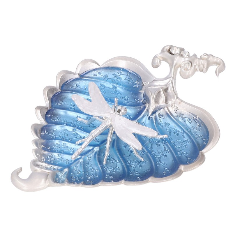 Incense Stick Holder Bodhi Leaf Incense Decorated Plate for Living