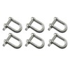 10mm Galvanised Dee Shackle Pack of 6 Chandlery DK03