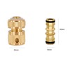 5PCS Brass Garden Hose Connectors Kit - 2 Quick Connect