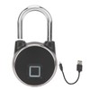Smart Fingerprint Padlock Compact USB Charging Keyless Padlock for Home