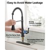 HOIGY Oil Rubbed Bronze Kitchen Faucet with Pull Down Sprayer,