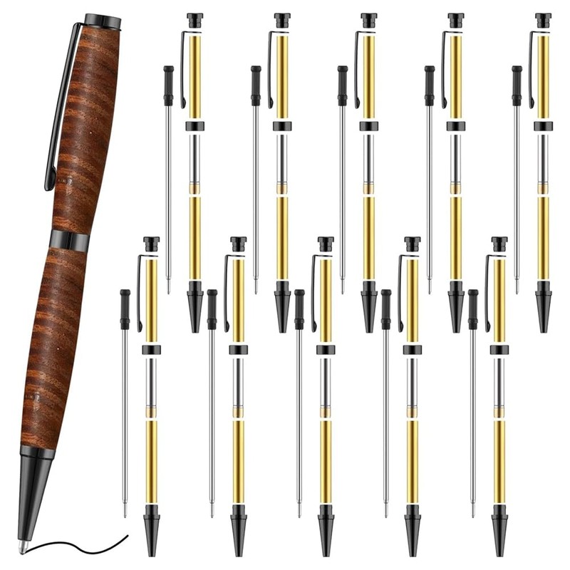 omocatch 10 Pcs Pen Kits for Wood Turning, 7mm Slimline