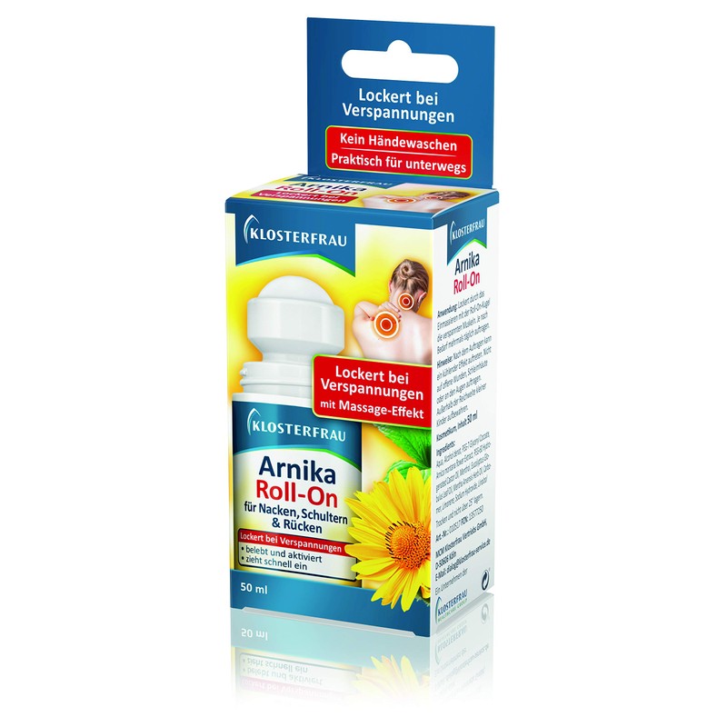 Klosterfrau Arnica Roll-On | Loosens Tension | with Massage Effect