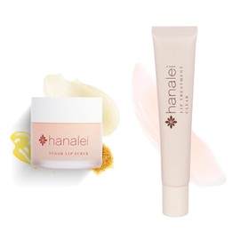 Hanalei Set De Dos Productos Para El Cuidado De Los Labios Exfoliante Labial De Azúcar Y Tratamiento Labial Con Aceite De Kukui Para Labios Secos,