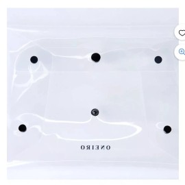 Oneiro New ONEIRO Clear Multipurpose Clutch Waterproof Travel Pouch 8" x 10"