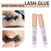 Clear Eyelash Glue Strong Hold Lash Glue Eyelash Adhesive Latex-Free
