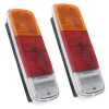 Red Vw Bus Left & Right Tail Light Assemblies 1972-79,