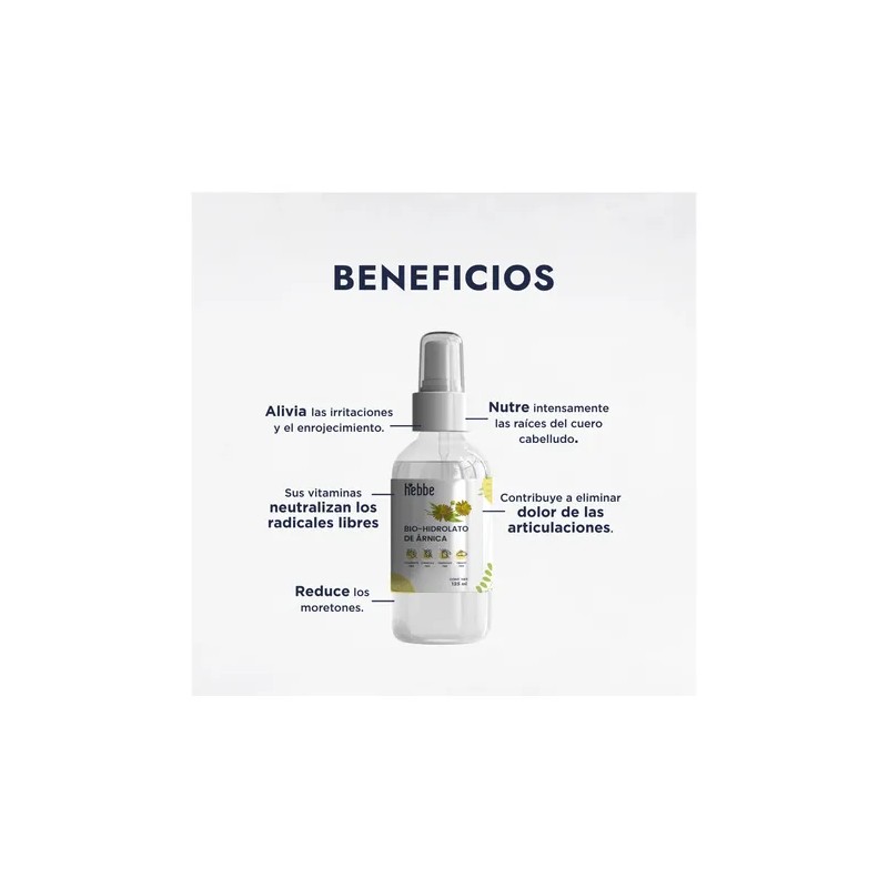 Bio Hidrolato De Árnica, 120 Ml, Facial Y Corporal 100%