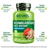 NATURELO Ashwagandha Organic Root Powder - Natural Herbs Supplement for