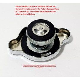 Unbranded SILVER ENGINE OIL CAP + RADIATOR CAP CARBON FIBER ECLIPSE MIRAGE LANCER EVO JDM