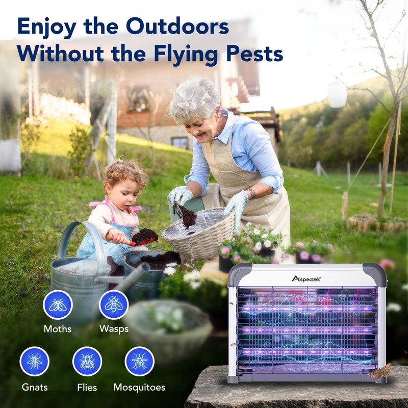 Aspectek LED Bug Zapper Indoor – High-Voltage Mosquito and Fly