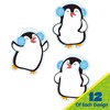 Eureka Penguins Paper Cut-Out Classroom Decorations for Teachers, 36 Pieces