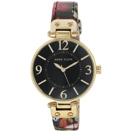 Anne Klein Women's Leather Strap Watch