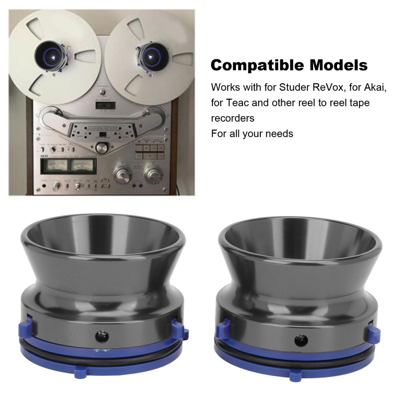 1 Pair NAB Hub Adapters Polished Aluminum Alloy Universal Loading