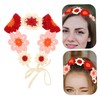 BESPORTBLE Women Crochet Headband with Artificial Flower Stylish Hair Accessory