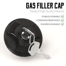 Pulchra Car Fuel Tank Cap Fuel Oil Tank Cover Car Oil Filler Cap Lockable Fuel Cap Compatible with Fiat Citroen, 2993927 2994797 1740017