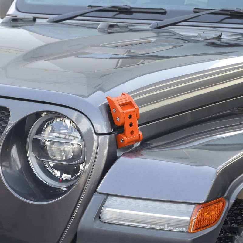 RT-TCZ for Wrangler Hood Latches Catch Kit Compatible with 2007-2025