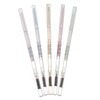 Healeved Sleek Eyebrow Pencils 5pcs Double-head Brush Perfect for Travel
