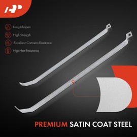 A-Premium Set of 2PCS Fuel Tank Straps Compatible with Ford Custom 300 1959, Fairlane 1959, Galaxie 1959, Sunliner 1959, Victoria 1959, Thunderbird 1957