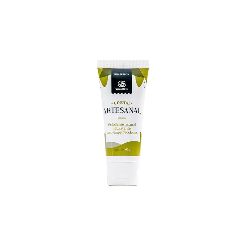 VERDE OLIVO - Crema Hidratante Artesanal con Extracto de Hoja