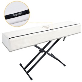 Zreephy Piano Keyboard Dust Cover with Music Stand Opening of Zipper Design, Dust Proof Cover Compatible for Yamaha P225 P223 P145 P143 88 Keys Digital Piano Keyboards Electronic Keyboards