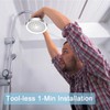 Katezon Shower Head High Pressure Rain, Luxury Showerhead with Chrome