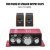Car Stereo Audio Amplifier, Mini 12V 2 Channel HiFi Stereo