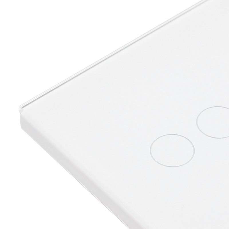 White 3 Gang WiFi Smart Switch APP Remote Control Touch