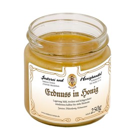 Erdnuss in Honig 250g – Honig mit Erdnussmuß, ohne Zusätze oder Aromen (von Imkerei Nordheide)