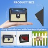 CLAONER Solar Lights Outdoor Motion Sensor, 6 Pack 149 LED