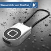 Anweller Fingerprint Cable Lock, Padlock with 38 cm Steel Cable,