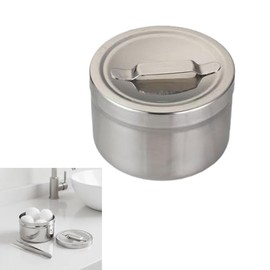 Recipiente de metal para cremas medicinales Almacenamiento de productos secos Contenedor de almacenamiento sanitario Solución de organización del hoga
