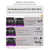 HIZPO For Honda Accord 2013-2019 Android Auto Apple Carplay Car