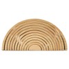 Large Wooden Rainbow Stacker Arches, Set of 12 pcs., Natural