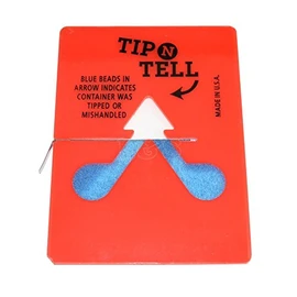 Tip-n-Tell Label Tip Over Indicating Label