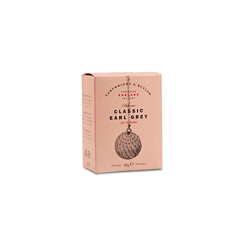 Cartwright & Butler Earl Grey Tea Teabags in Carton, Pack