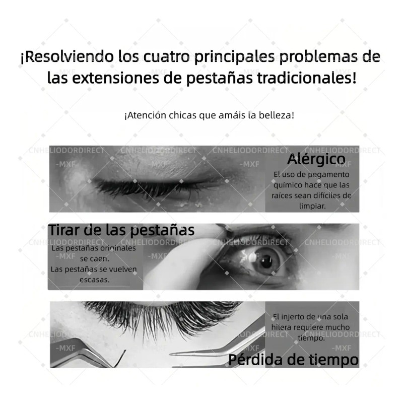 Kit De Clips Magnéticos Para Pestañas Postizas 2 Pares