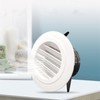 ToppYuanZea 8 Pack Round Air Vent, 4 Inch ABS Louver