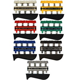 Digi-Flex Hand Exercisers - Set of 7, 0.75 lb/1.5 lb/3 lb/5 lb/7 lb/9 lb/11 lb Tan/Yellow/Red/Green/Blue/Black/Silver