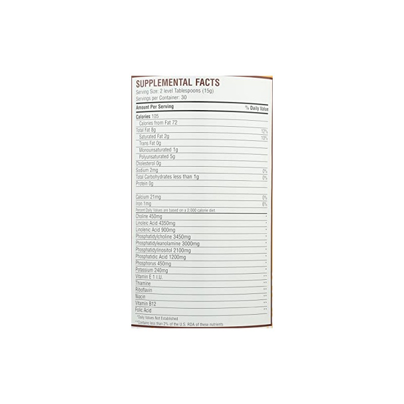Fearn Natural Foods Lecithin Granules, 16 Ounce (Pack of 1)