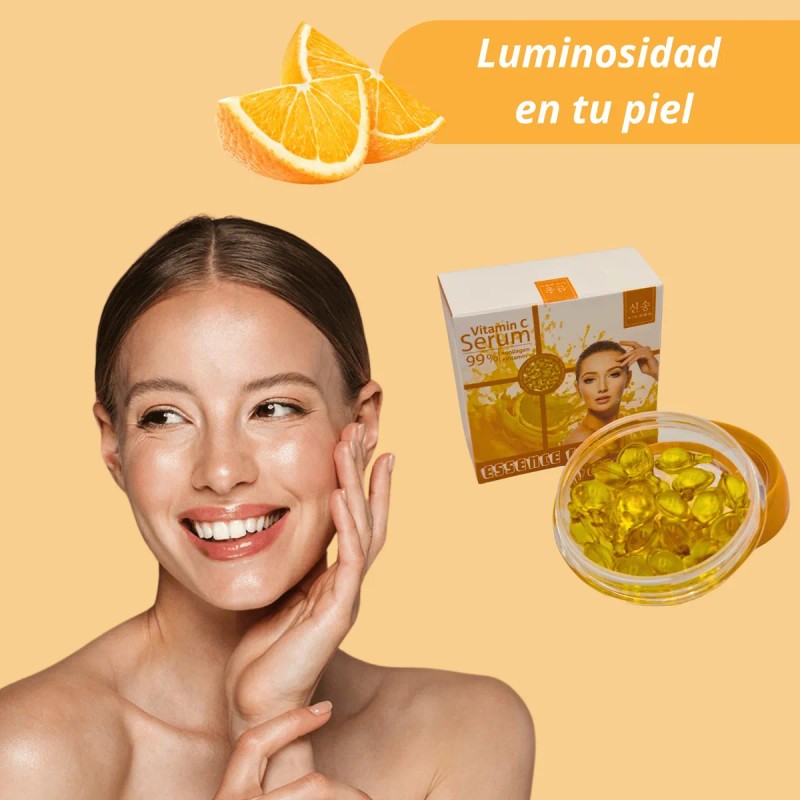 Cápsulas Faciales Colágeno Antienvejecimiento Repara Aclara